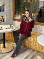 شومیز مخمل کبریتی - Image 4