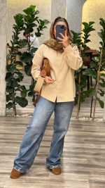 شومیز مخمل کبریتی - Image 9