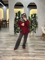 شومیز مخمل کبریتی راکی RAKI - Image 5