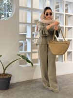 شومیز گرین GREEN - Image 2